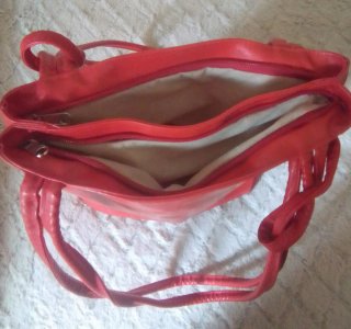 Bolso rojo mujer