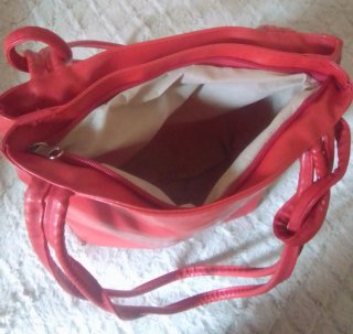 Bolso rojo mujer