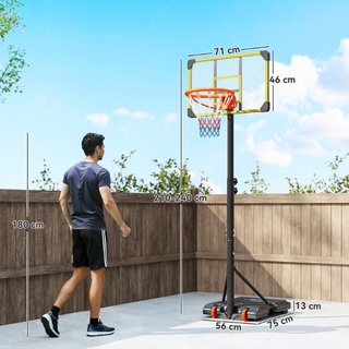 Canasta de Baloncesto para Adultos, Altura Ajustab