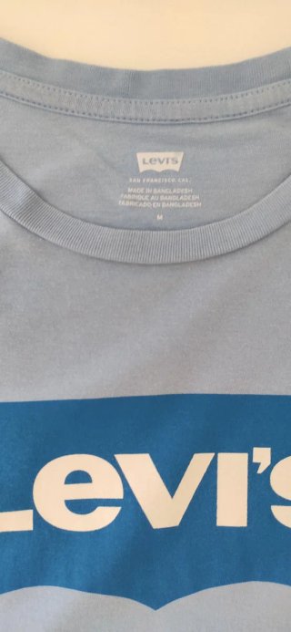 Camiseta Levi's Azul Logo