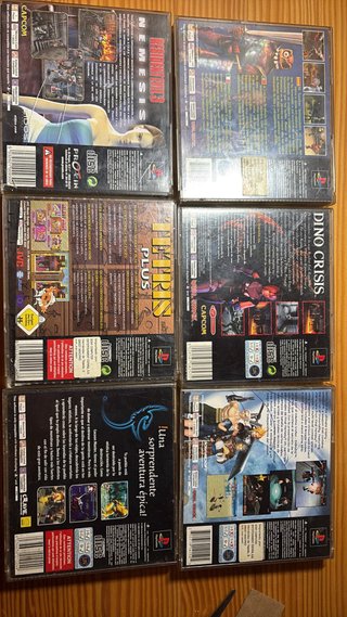 Conjunto di giochi PS1