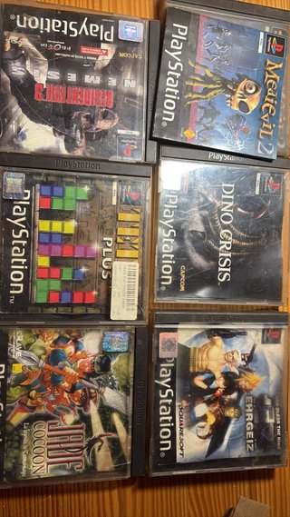 Conjunto di giochi PS1
