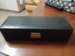 Joyero para relojes negro