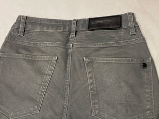 Pantalones ZARA MAN grises encerados