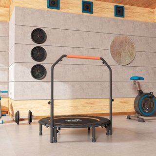 Mini Trampolín Fitness Ø114 cm Plegable con Manill