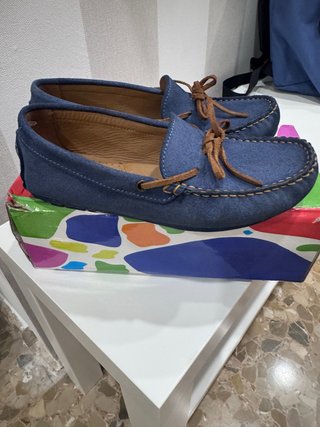 Náuticos niño azul marino talla 35
