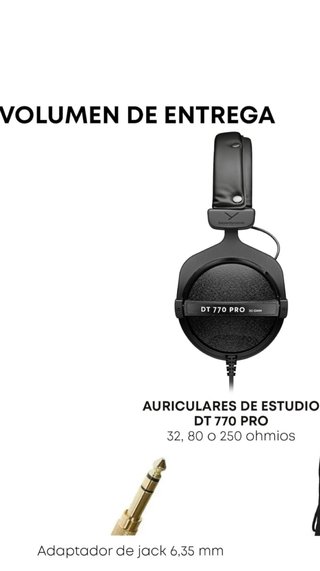 Auriculares Beyerdynamic DT 770 PRO 80 Ohm