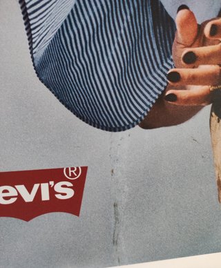 Lot 4 Official Levi's Store Display Magnetic Signs