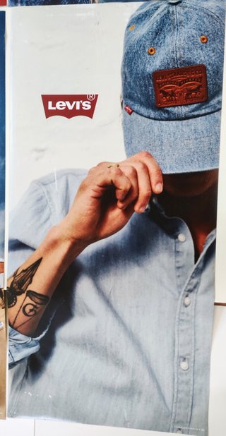 Lot 4 Official Levi's Store Display Magnetic Signs