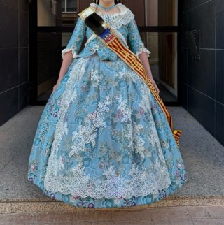 Traje de Fallera Niña Completo 5-8 Años