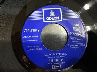 Vinilo Beatles doble referencia Lady Madonna