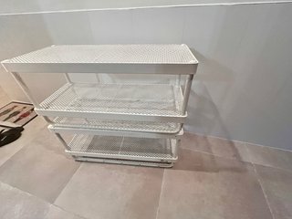 2 Cabides / sapateira MACKAPAR em metal do ikea