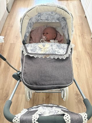 Carretto per bambole Reborn vintage