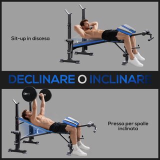 Banco Multiusos con Soporte para Barra y Respaldo
