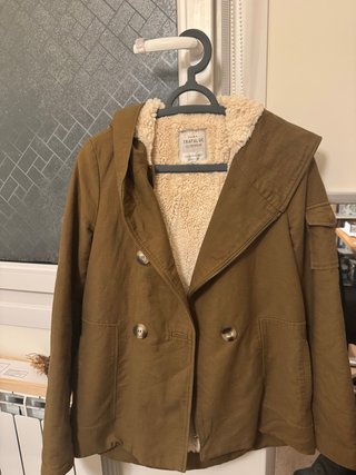 Abrigo Zara invierno marrón