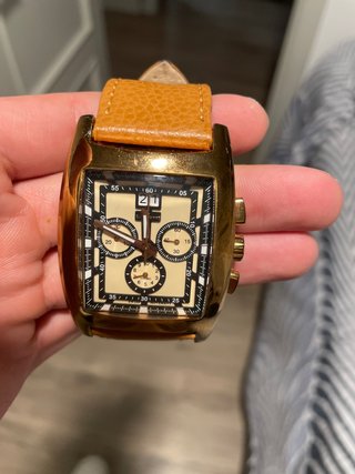Reloj Lanscotte Dorado y Beige