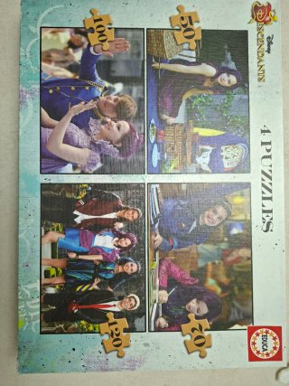 Puzzle Disney Descendants 4 Piezas Educa