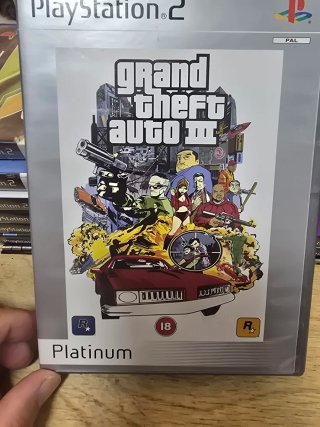 GTA III Platinum PS2 PAL
