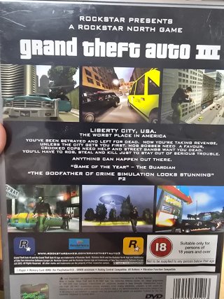 GTA III Platinum PS2 PAL