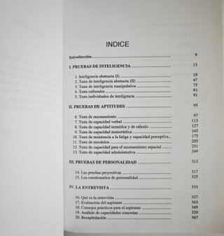 Cuestionario Psicotécnico de MAD