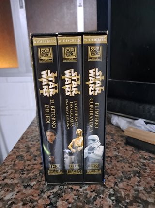 Trilogía Star Wars VHS Widescreen