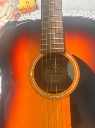 Guitarra Acústica Fender CD-60 Sunburst