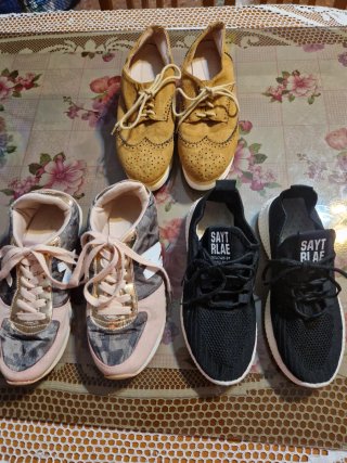 3 pares zapatos talla 39 por 3 euros el par