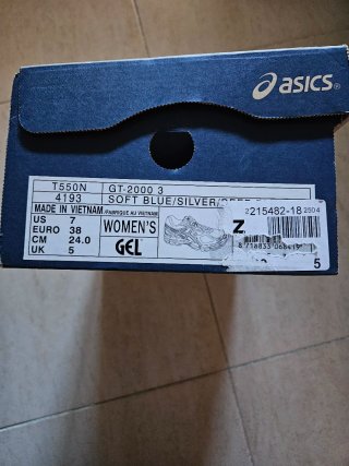 Zapatillas Asics Azul y Naranja