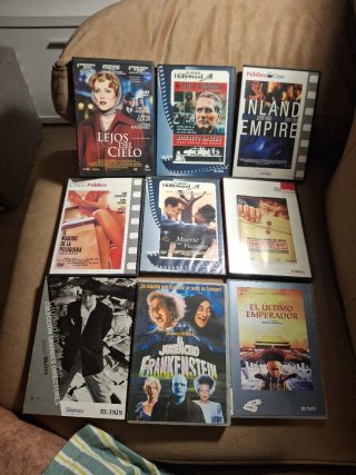 9 DVDs Nuevos Variados