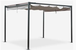 Pérgola metálica y de tela Nueva a estrenar