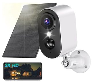 Cámara Vigilancia WiFi NUASI 2K Exterior Solar