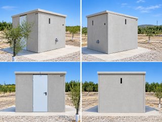 Caseta de campo prefabricada