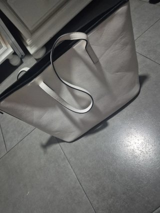 Bolso de mano blanco para mujer