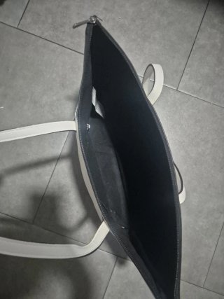 Bolso de mano blanco para mujer