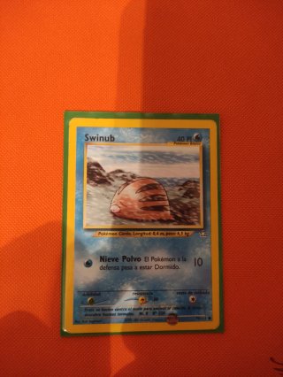 Carta Pokémon Swinub ( Neo genesis )