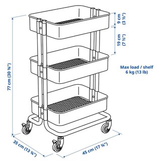 Carro Råskog Ikea Blanco