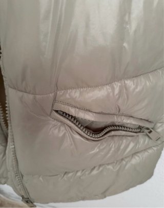Chaquetón acolchado beige Easy Wear