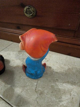 Muñecos antiguos de goma