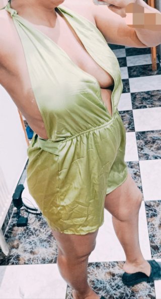 Mono corto halter verde