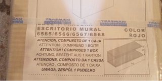 Escritorio pared abatible TRASMAN 6565B