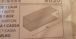 Escritorio pared abatible TRASMAN 6565B