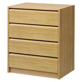 Cajonera Roble 4 Cajones Interior Armario