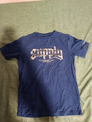 Camiseta Supply niño azul