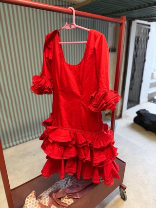 Vestido Flamenca Mujer Rojo