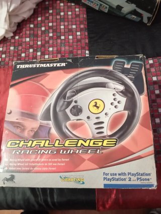 Volante Thrustmaster Ferrari Challenge PS1/PS2