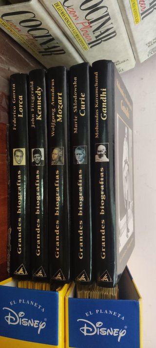 Lote 5 libros Grandes Biografias Ed Rueda