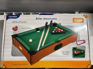 Mini mesa de billar americano