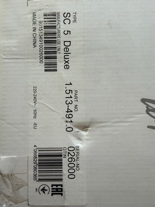 Kärcher SC 5 Deluxe Signature Li Limpiador Vapor