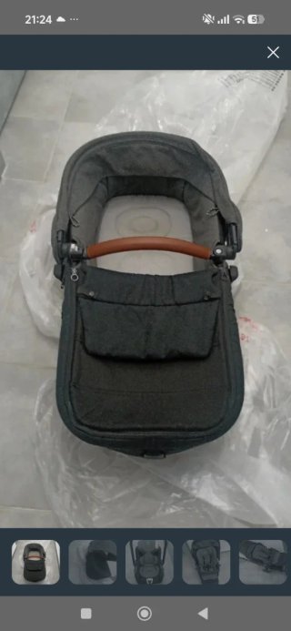 Carrito de bebé Jane gris