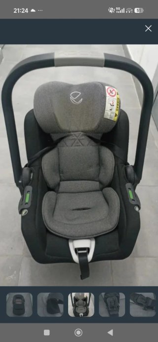 Carrito de bebé Jane gris